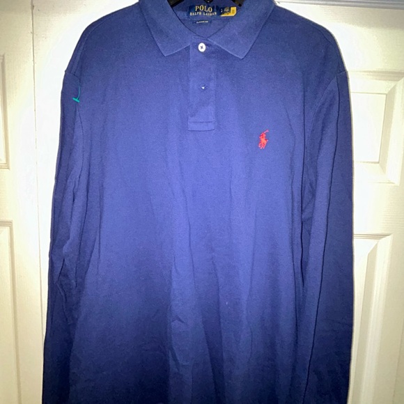 Polo by Ralph Lauren Men's Blue Long Sleeve Shirt Only Worn Once - Picture 5 of 5